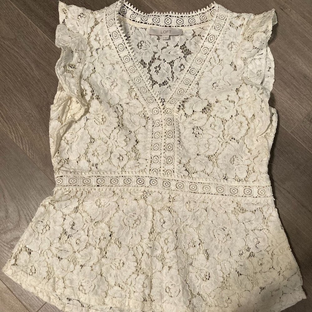 Loft Lace Top